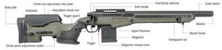 Action Army AAC T10-S RG Spring Bolt Action Sniper Rifle by Action Army